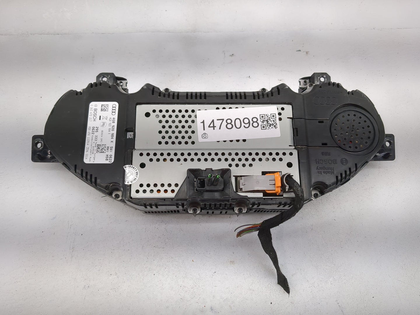 2014-2015 Audi A6 Instrument Cluster Speedometer Gauges P/N:4G8920984K 0263672217 Miles: Fits Fits 2014 2015 OEM Used Auto P