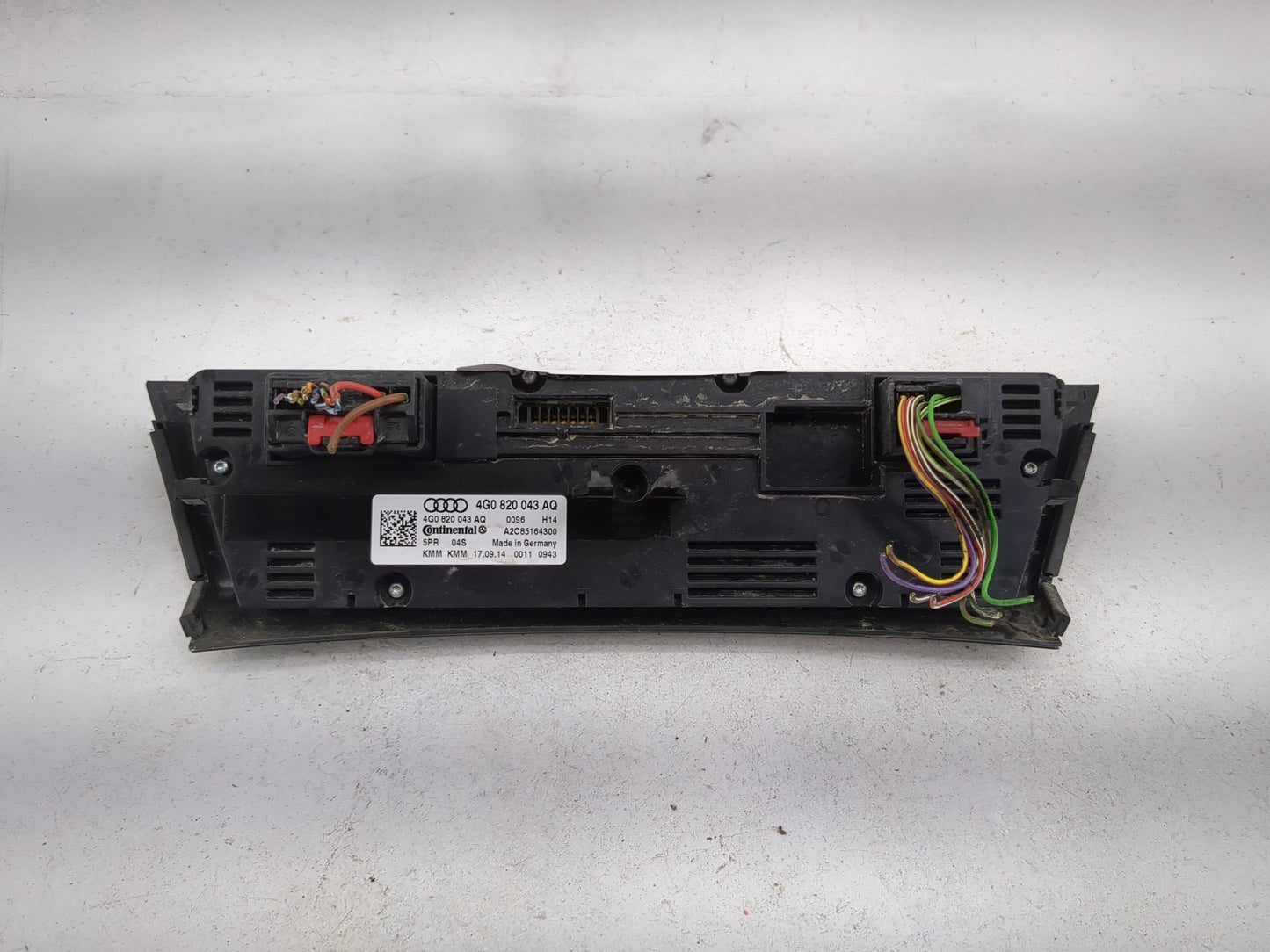 2014-2017 Audi A6 Climate Control Module Temperature AC/Heater Replacement P/N:4G0820043AQ A2C85164300 Fits OEM Used Auto Pa