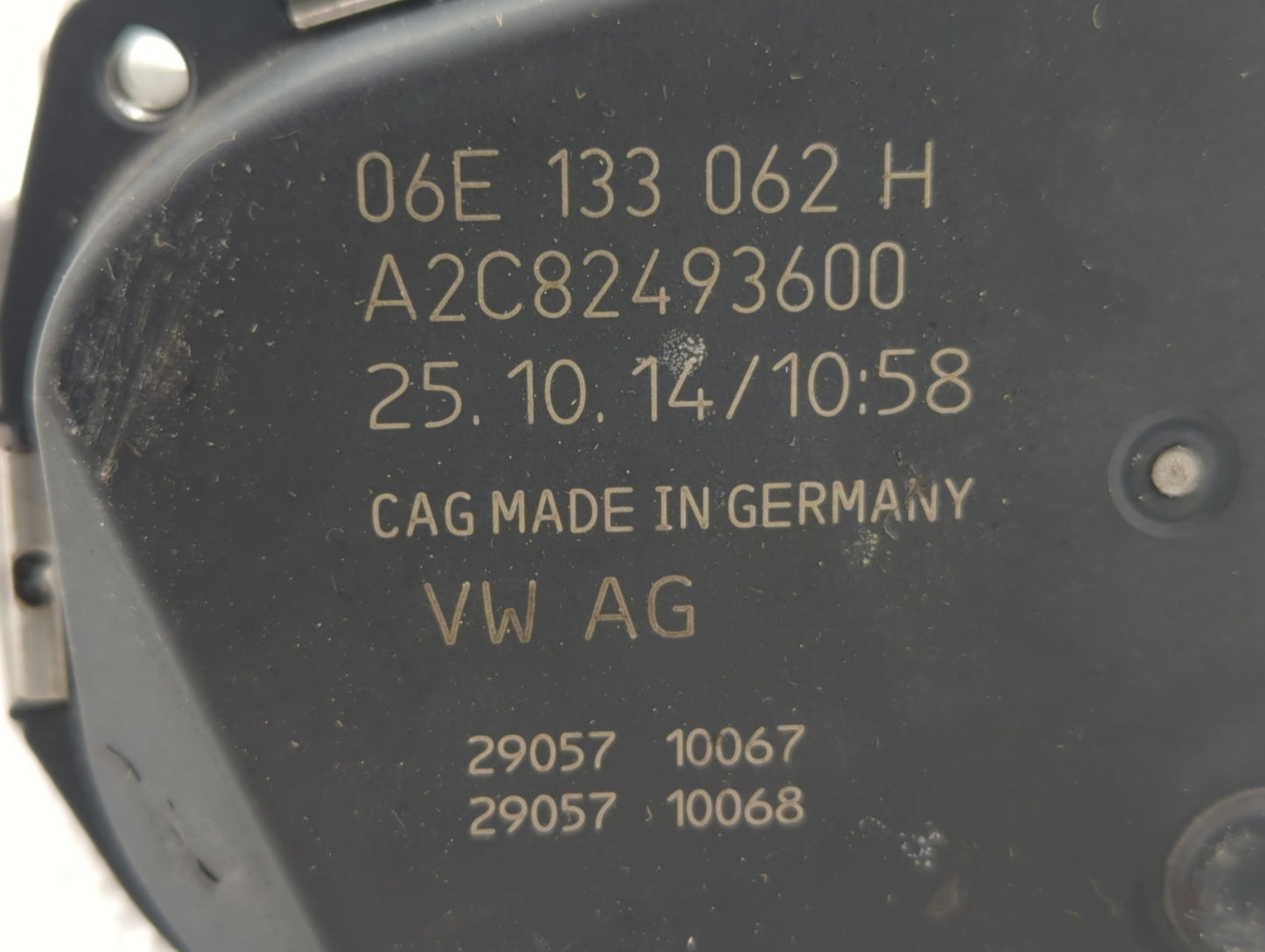 2009-2018 Audi A6 Throttle Body P/N:06E 133 062 H 06E 133 062 G Fits OEM Used Auto Parts - Oemusedautoparts1.com