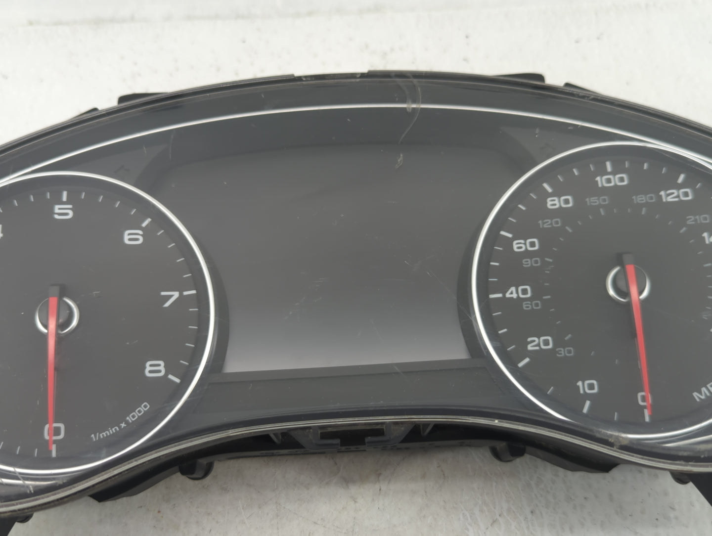 2014-2015 Audi A6 Instrument Cluster Speedometer Gauges P/N:4G8 920 984 K Fits Fits 2014 2015 OEM Used Auto Parts - Oemuseda