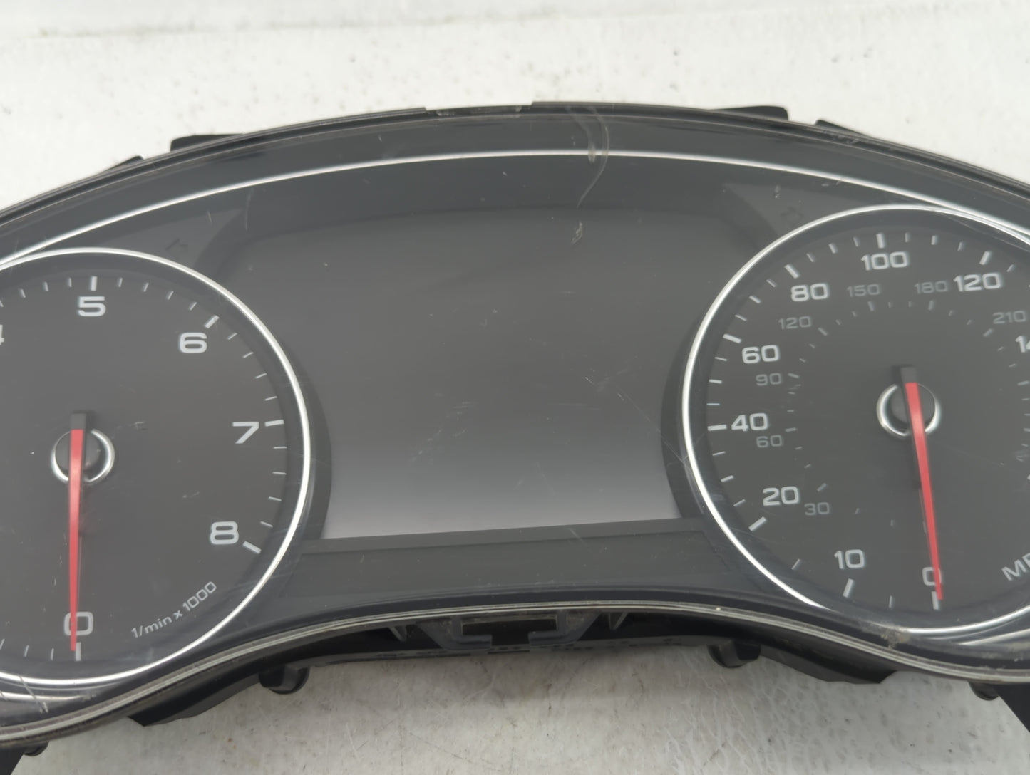 2014-2015 Audi A6 Instrument Cluster Speedometer Gauges P/N:4G8 920 984 K Fits Fits 2014 2015 OEM Used Auto Parts - Oemuseda