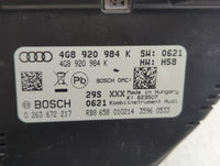 2014-2015 Audi A6 Instrument Cluster Speedometer Gauges P/N:4G8 920 984 K Fits Fits 2014 2015 OEM Used Auto Parts - Oemuseda