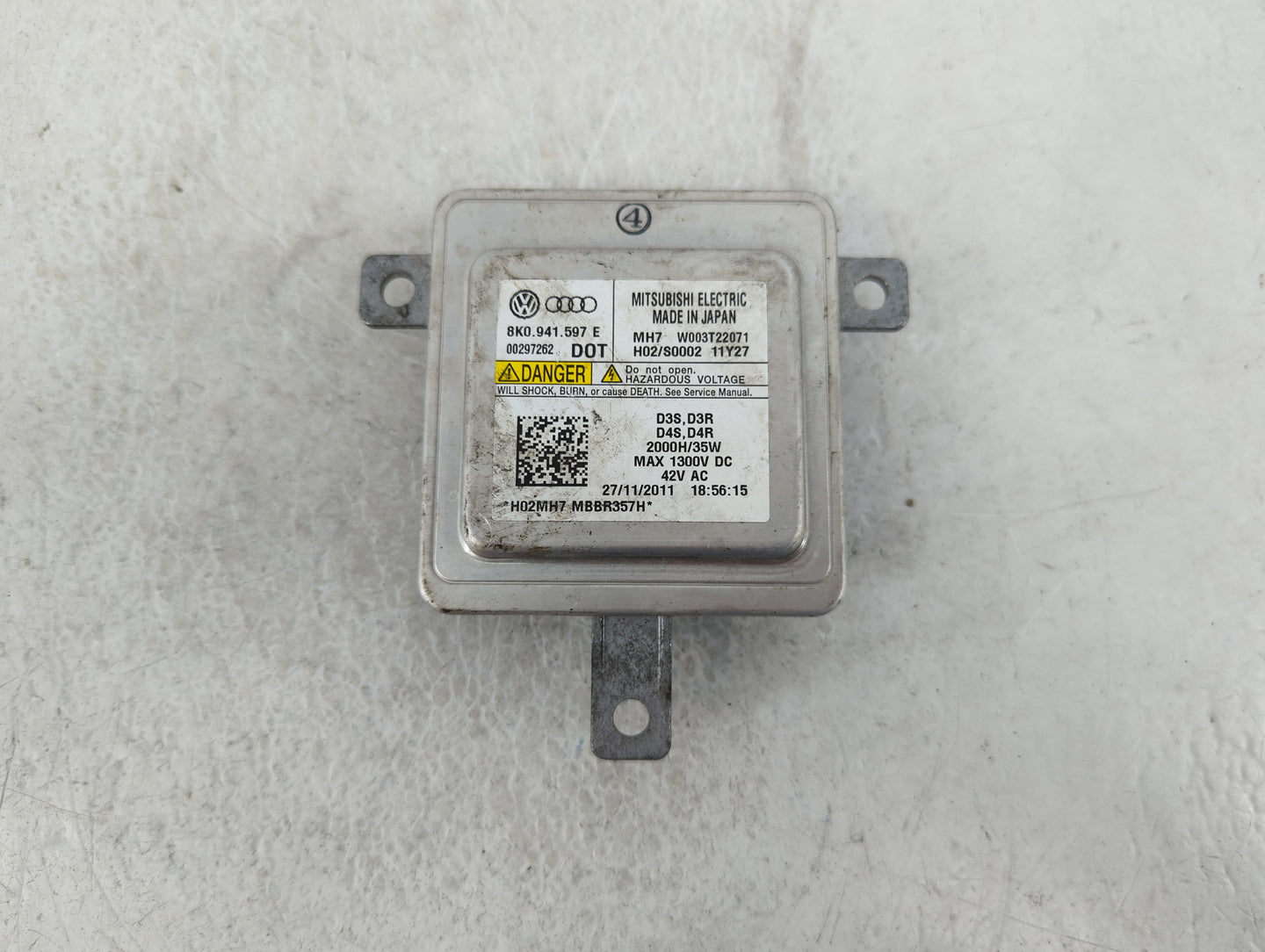 2015 Audi A6 Headlight Ballast Head Light - Oemusedautoparts1.com