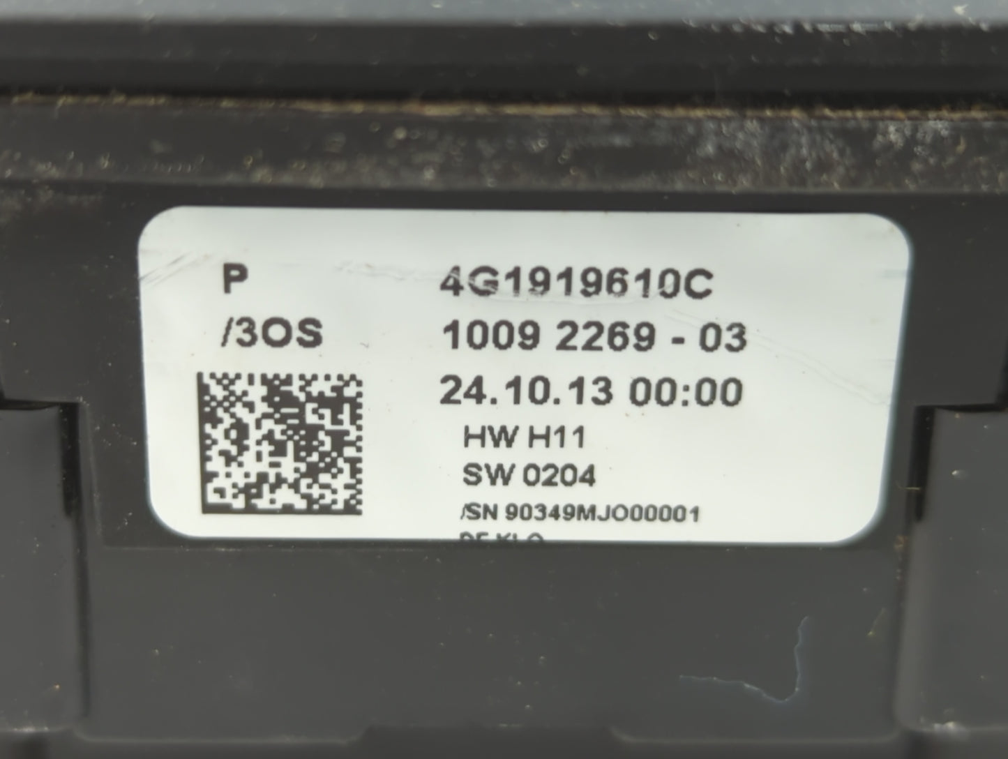 2014-2017 Audi A6 Climate Control Module Temperature AC/Heater Replacement P/N:4G0 820 043 AQ Fits OEM Used Auto Parts - Oem