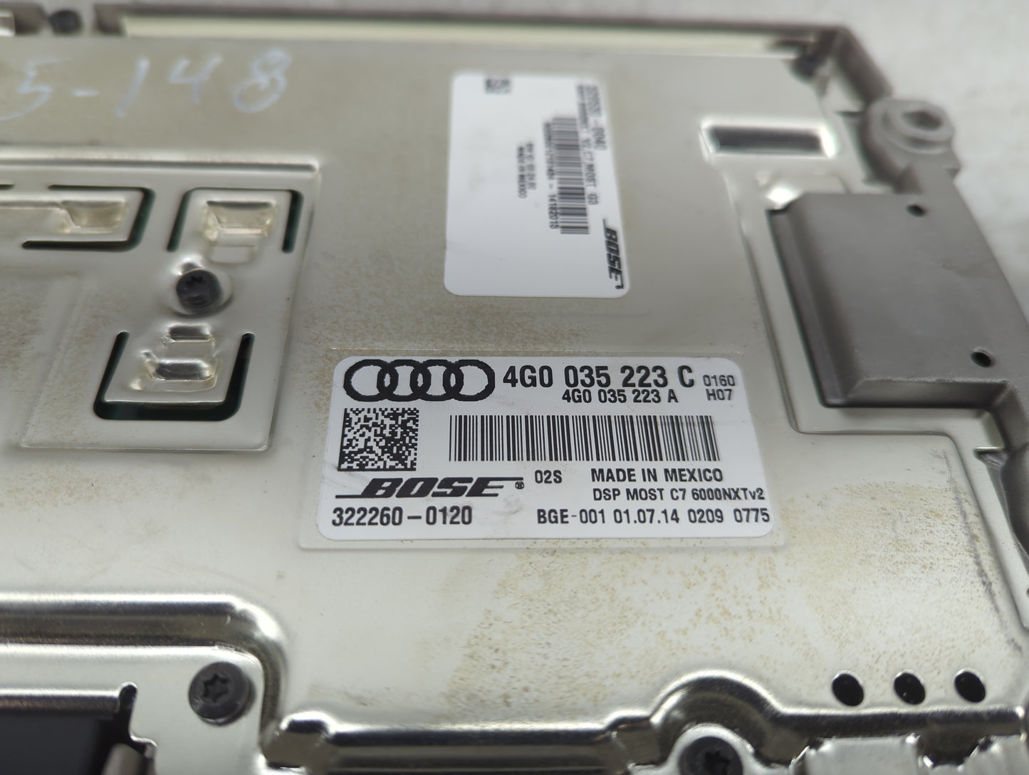 Audi A7 Radio Speaker Amplifier 4g0035223c|4g0035223a|322260-0120 - Oemusedautoparts1.com