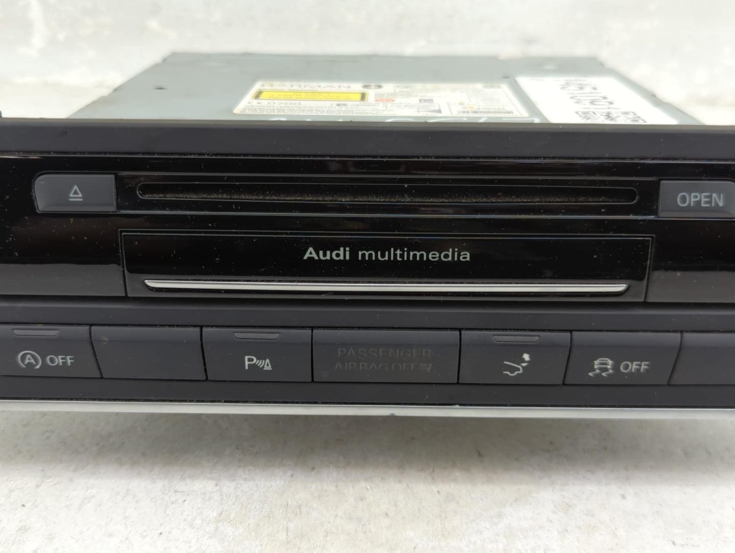 2012-2015 Audi A7 Radio AM FM Cd Player Receiver Replacement P/N:MMI3G 4G0035 Fits Fits 2012 2013 2014 2015 OEM Used Auto Pa