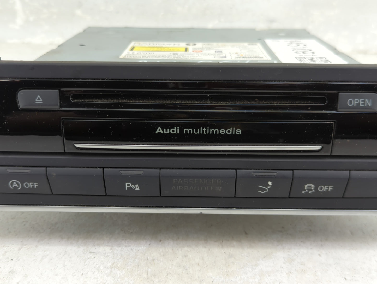 2012-2015 Audi A7 Radio AM FM Cd Player Receiver Replacement P/N:MMI3G 4G0035 Fits Fits 2012 2013 2014 2015 OEM Used Auto Pa