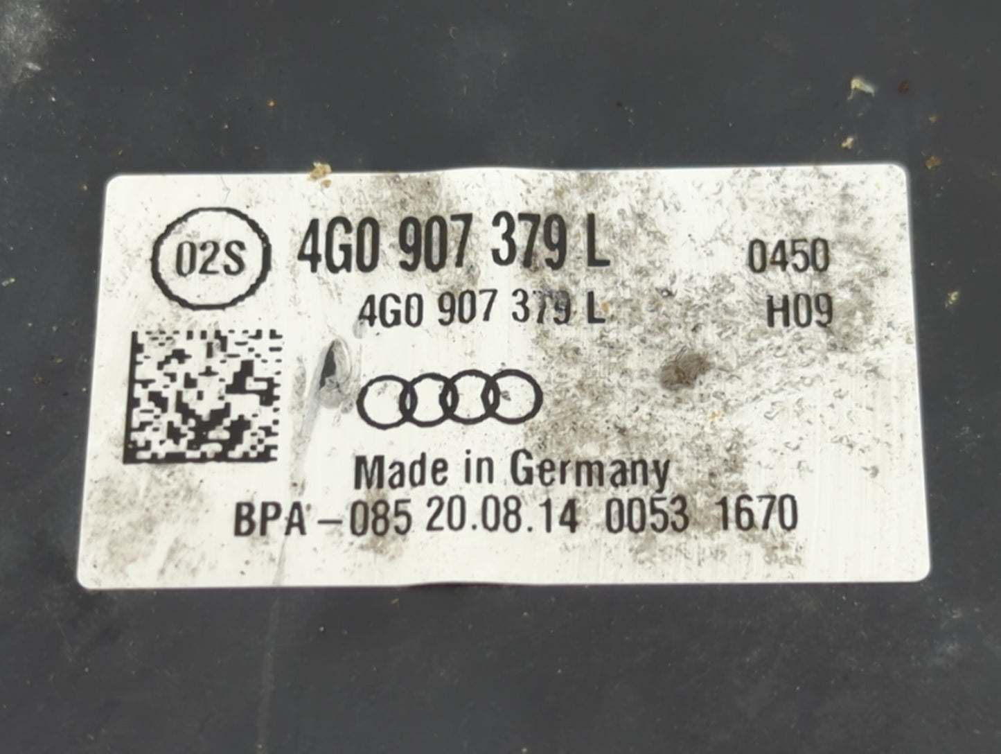 2015 Audi A7 ABS Pump Control Module Replacement P/N:4G0 907 379 L Fits OEM Used Auto Parts - Oemusedautoparts1.com