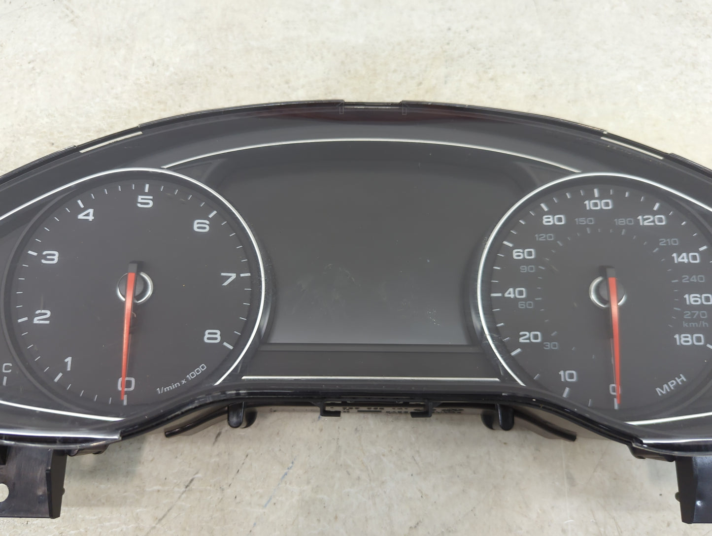2015 Audi A8 Instrument Cluster Speedometer Gauges P/N:4H0920980M 0263670200, RB8658100714 Miles:111K Fits OEM Used Auto Par