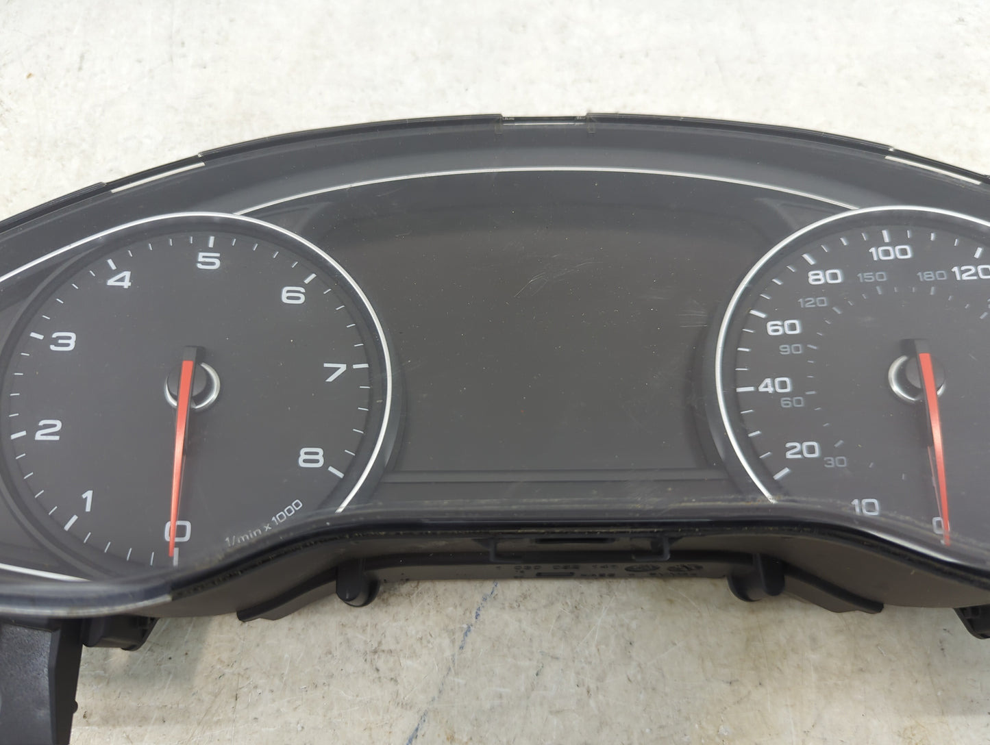 2015 Audi A8 Instrument Cluster Speedometer Gauges P/N:4H0920980M 0263670200, RB8658, 37S Miles:165K Fits OEM Used Auto Part
