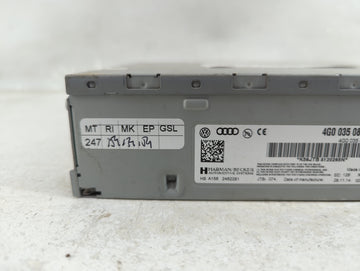 2015-2016 Audi Q3 Radio AM FM Cd Player Receiver Replacement P/N:4G0 035 082 G Fits OEM Used Auto Parts