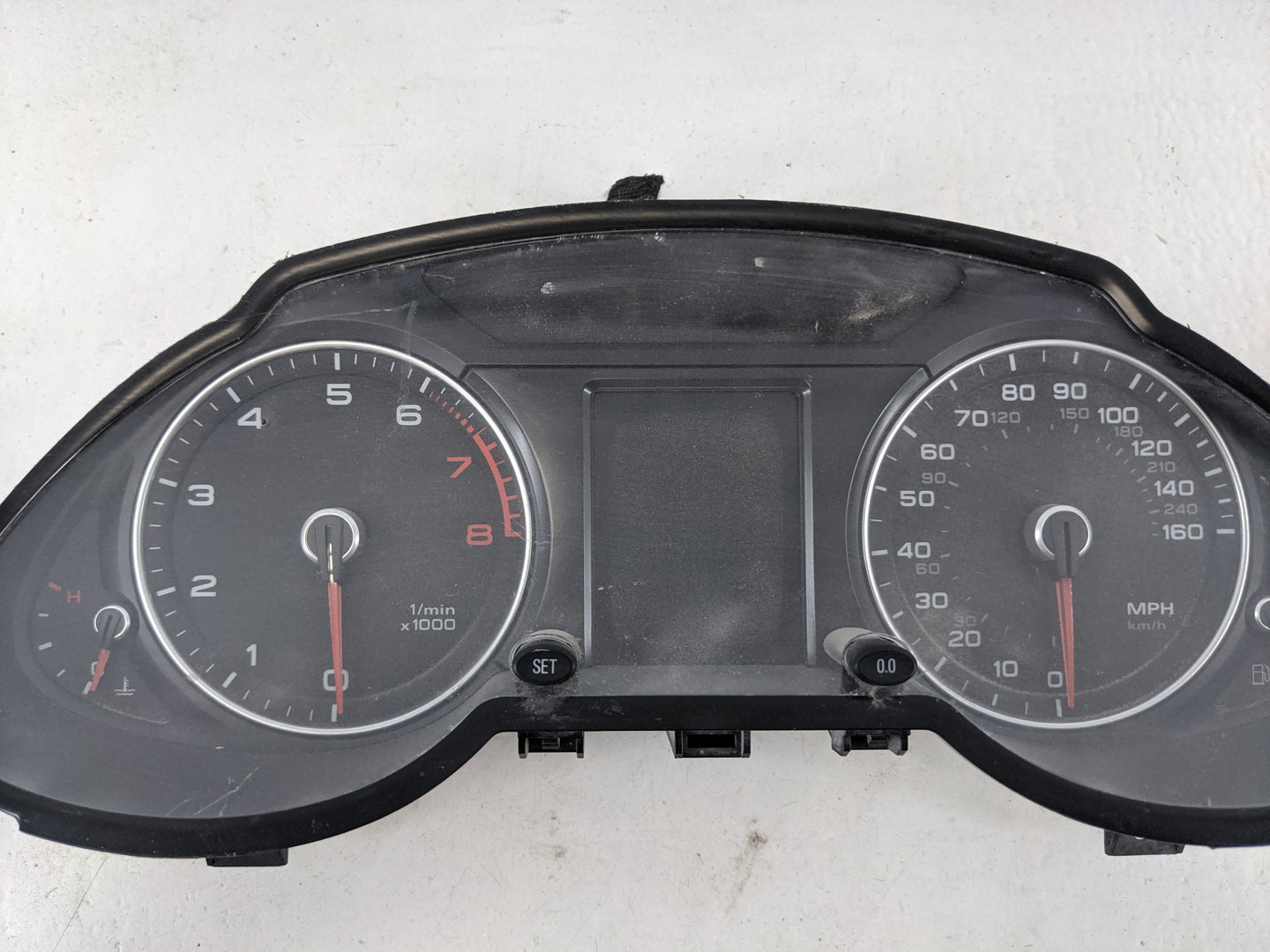2013-2017 Audi Q5 Instrument Cluster Speedometer Gauges P/N:8R0 920 981 N Fits Fits 2013 2014 2015 2016 2017 OEM Used Auto P