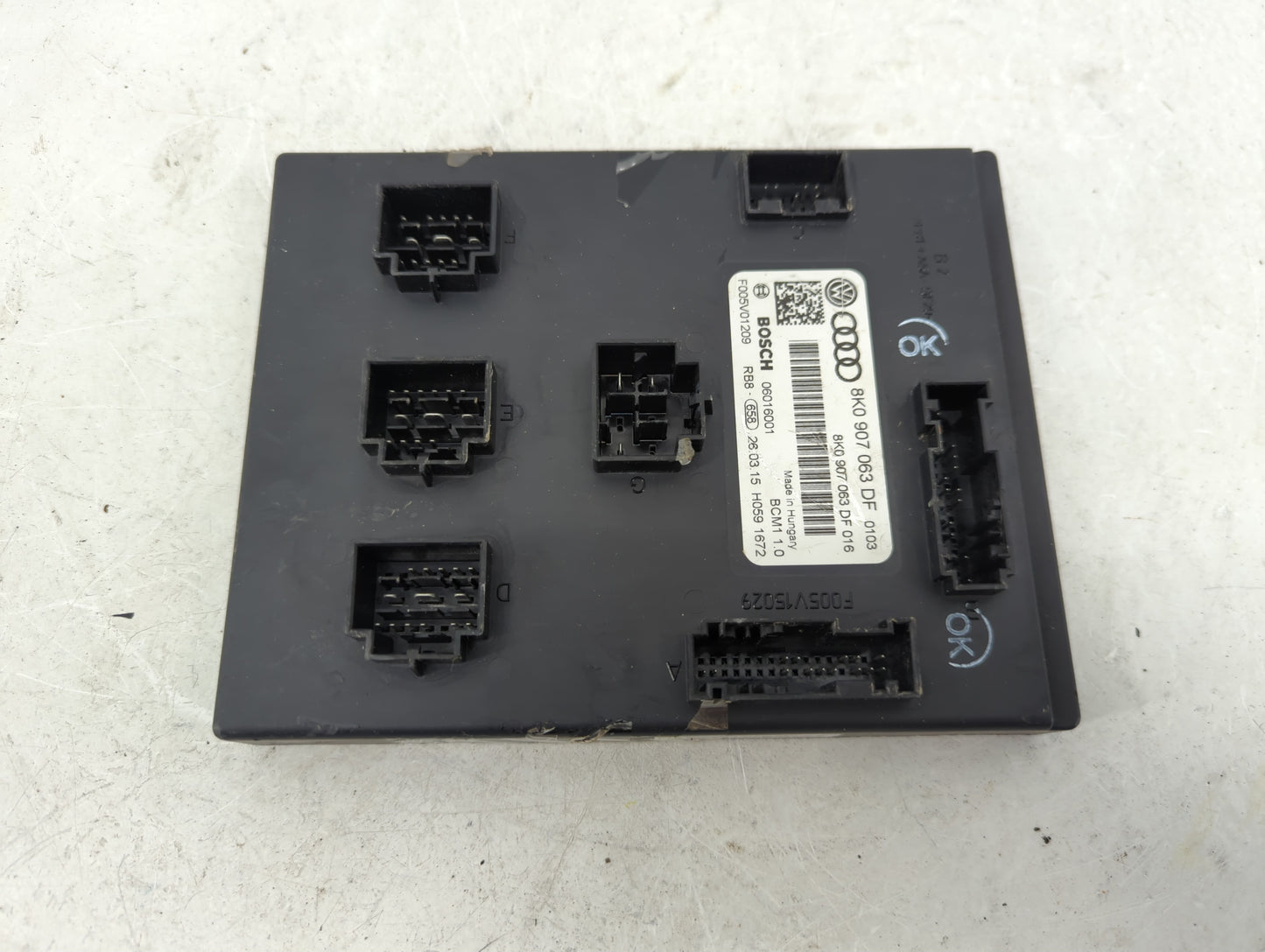 2013-2017 Audi Q5 Chassis Control Module Ccm Bcm Body Control - Oemusedautoparts1.com