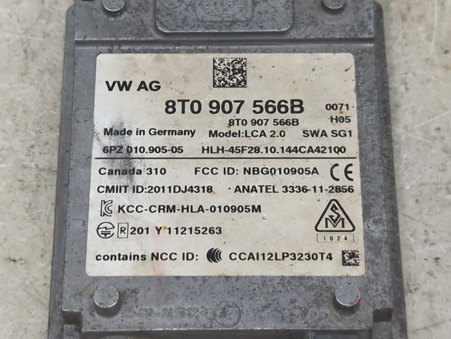 2013-2017 Audi Q5 Chassis Control Module Ccm Bcm Body Control 1460220 - Oemusedautoparts1.com