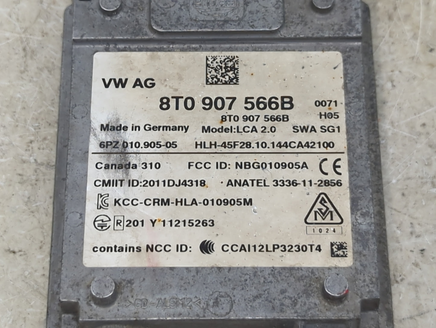 2013-2017 Audi Q5 Chassis Control Module Ccm Bcm Body Control 1460220 - Oemusedautoparts1.com
