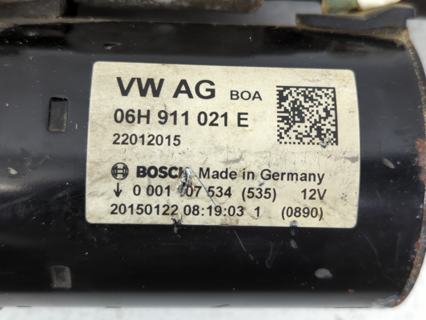 2013-2017 Audi Q5 Car Starter Motor Solenoid OEM P/N:06H 911 021 E Fits Fits 2009 2010 2011 2012 2013 2014 2015 2016 2017 OE