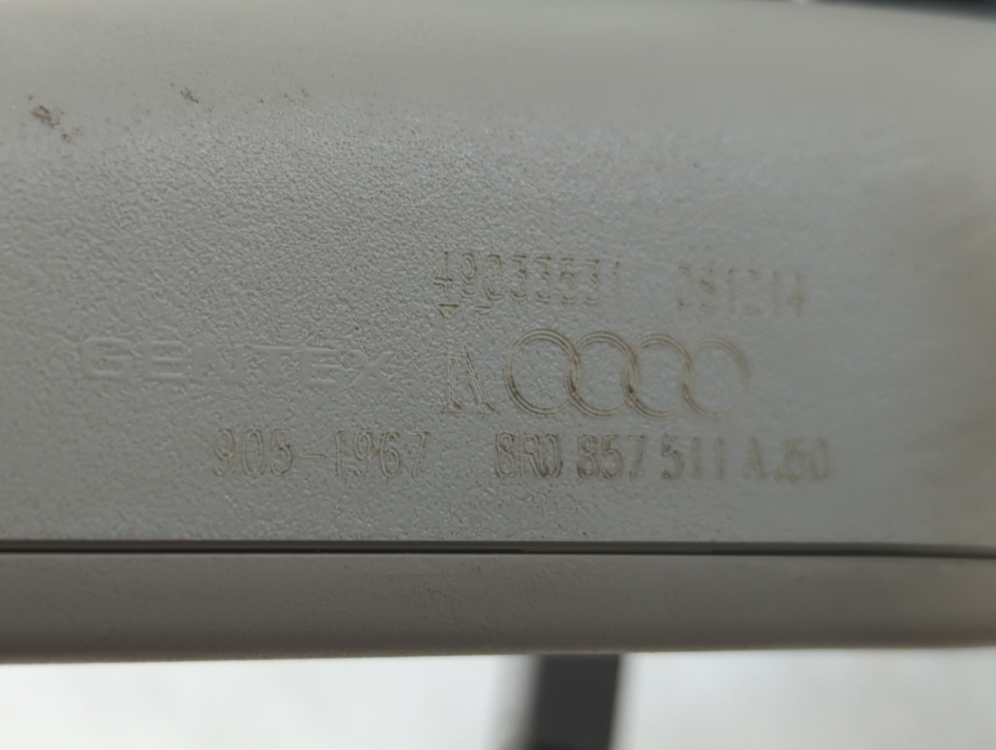 2007-2015 Audi Q7 Interior Rear View Mirror Replacement OEM P/N:905-1967 Fits Fits 2007 2008 2009 2010 2011 2012 2013 2014 2