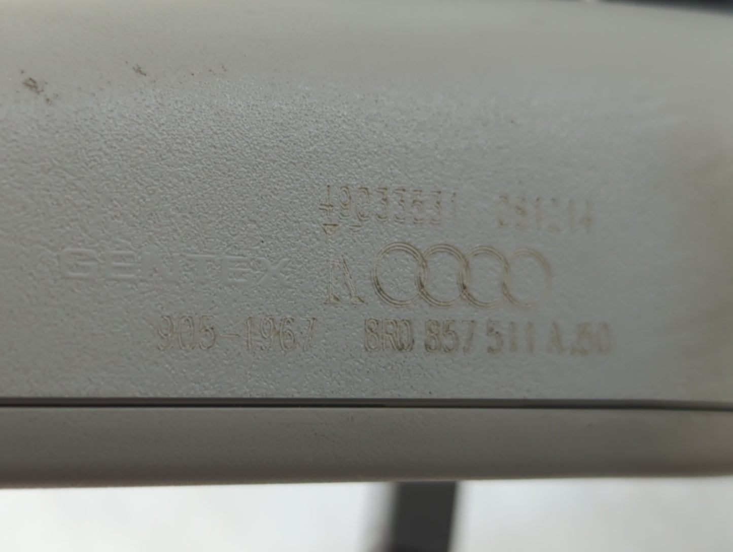 2007-2015 Audi Q7 Interior Rear View Mirror Replacement OEM P/N:905-1967 Fits Fits 2007 2008 2009 2010 2011 2012 2013 2014 2