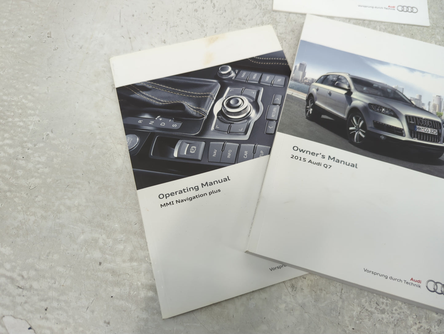 2015 Audi Q7 Owners Manual Book Guide P/N:151.561.4L0.23 OEM Used Auto Parts - Oemusedautoparts1.com
