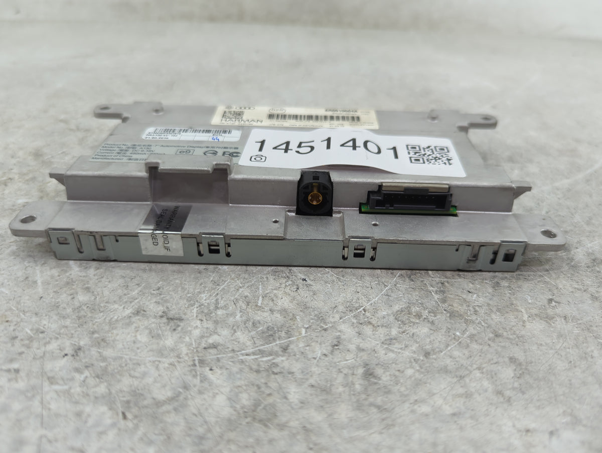 2013-2015 Audi Q7 Information Radio Display Screen 1451401 - Oemusedautoparts1.com