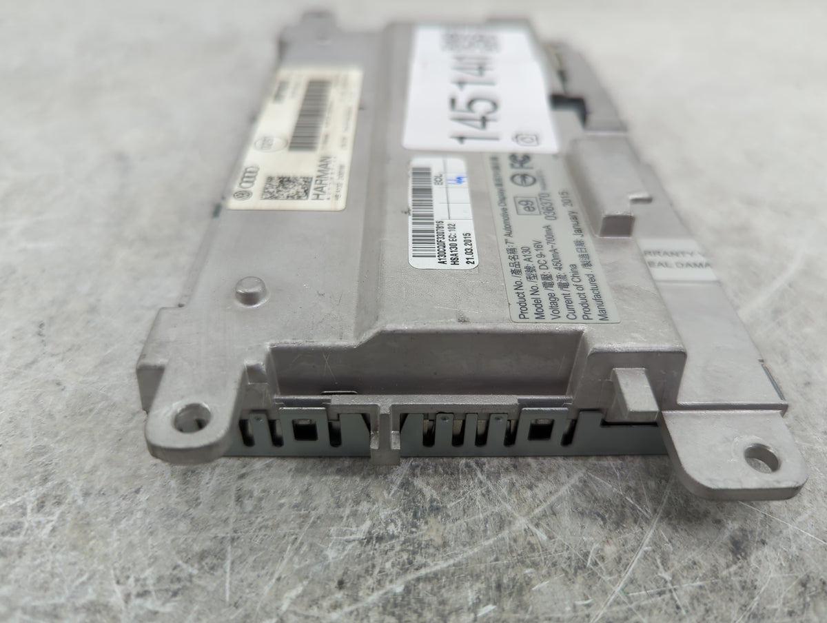 2013-2015 Audi Q7 Information Radio Display Screen 1451401 - Oemusedautoparts1.com