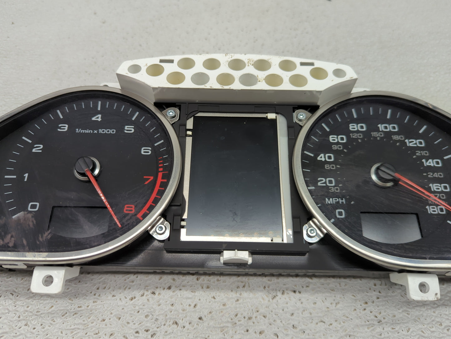 2013-2015 Audi Q7 Instrument Cluster Speedometer Gauges P/N:4L0920951H 503002470530 Fits Fits 2013 2014 2015 OEM Used Auto P