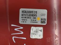 2010-2015 Audi Q7 Tail Light Assembly Passenger Right OEM P/N:21520202 Fits Fits 2010 2011 2012 2013 2014 2015 OEM Used Auto