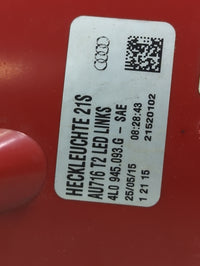 2010-2015 Audi Q7 Tail Light Assembly Driver Left OEM P/N:4L0 945 093 G AU76 T2 Fits Fits 2010 2011 2012 2013 2014 2015 OEM 