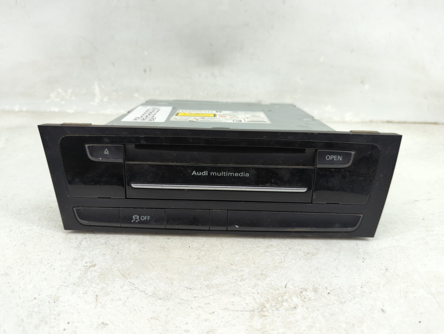 2013-2015 Audi Q7 Radio AM FM Cd Player Receiver Replacement P/N:005WWDA0303 AD10-0109005 Fits Fits 2013 2014 2015 OEM Used 