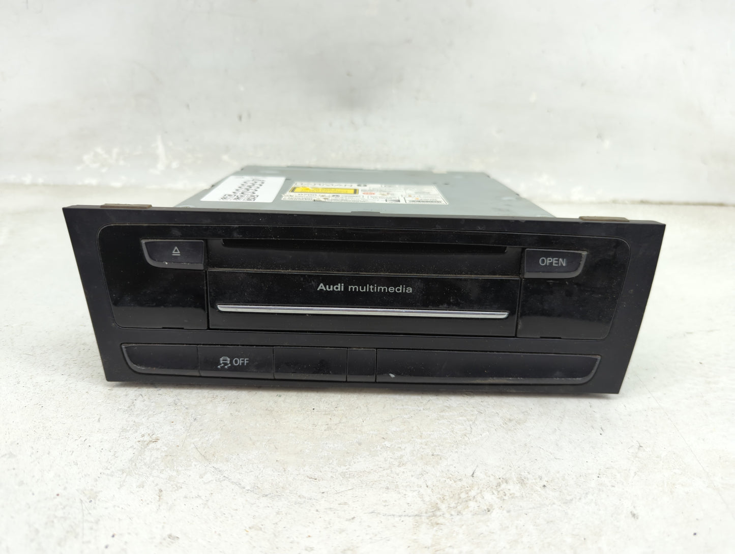 2013-2015 Audi Q7 Radio AM FM Cd Player Receiver Replacement P/N:005WWDA0303 AD10-0109005 Fits Fits 2013 2014 2015 OEM Used 