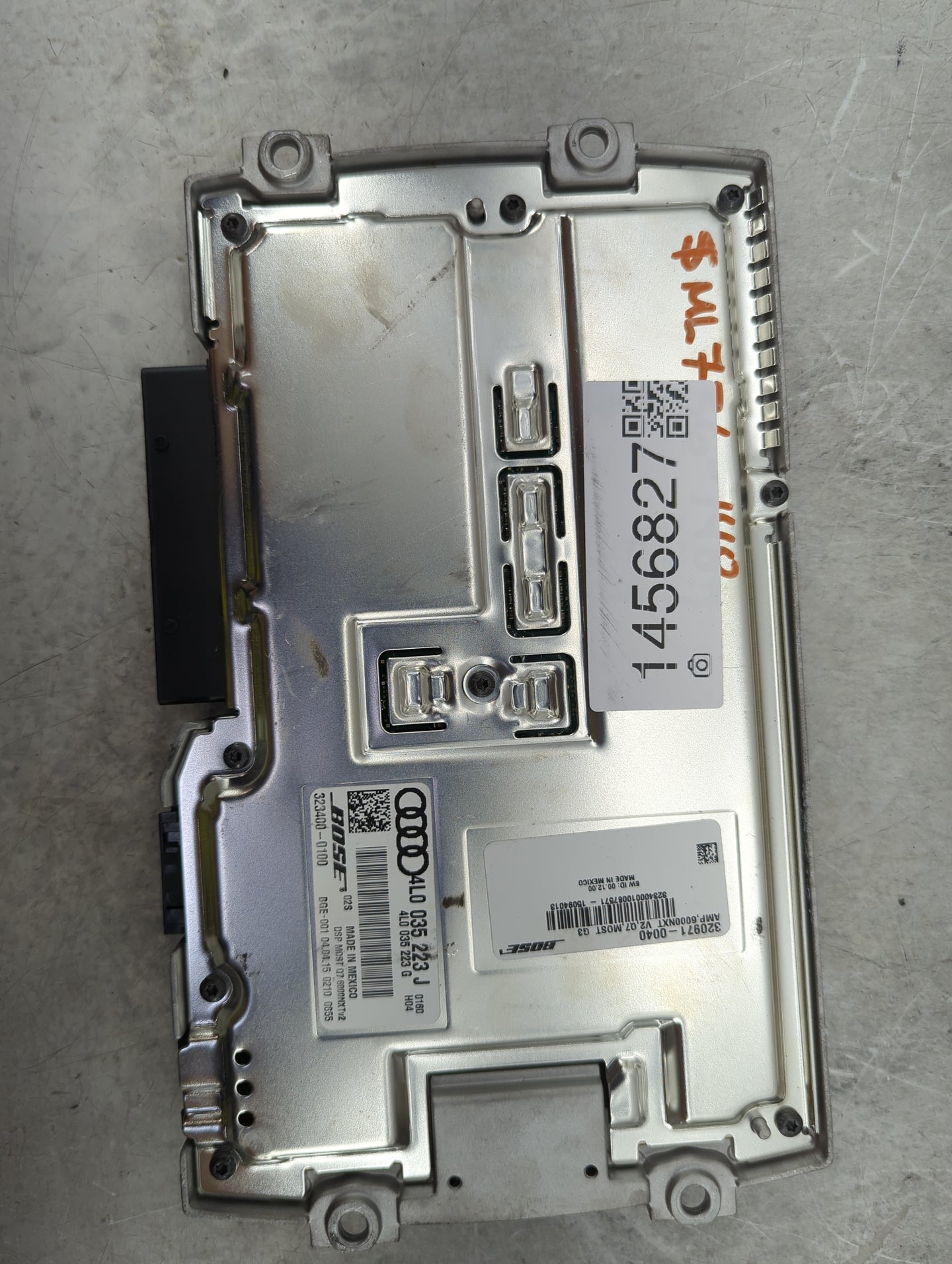 2013-2015 Audi Q7 Radio Speaker Amplifier 4l0035223j|320971-0040 - Oemusedautoparts1.com