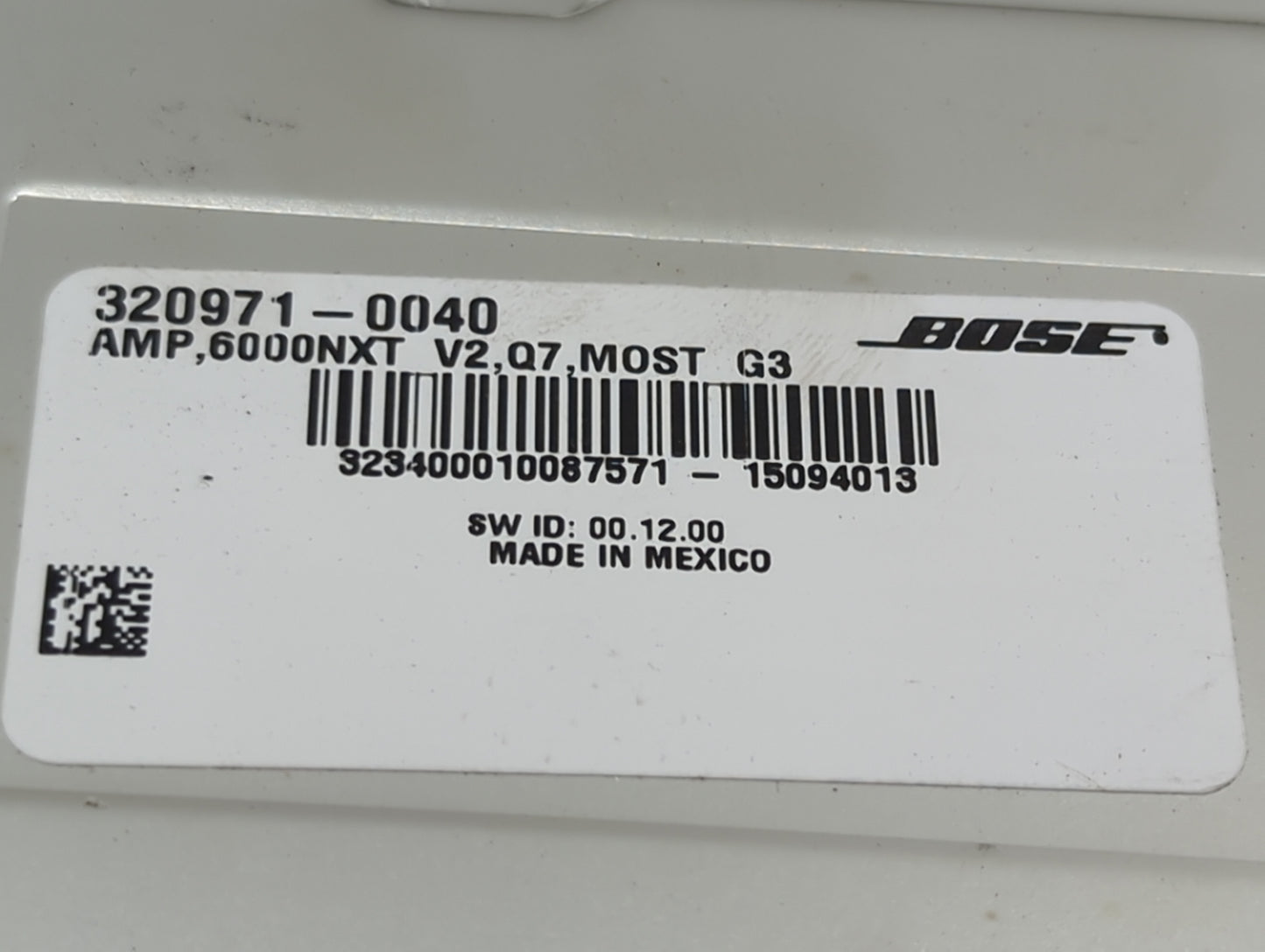 2013-2015 Audi Q7 Radio Speaker Amplifier 4l0035223j|320971-0040 - Oemusedautoparts1.com