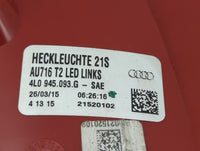 2010-2015 Audi Q7 Tail Light Assembly Driver Left OEM P/N:21520102 4L0 945 093-SAE Fits Fits 2010 2011 2012 2013 2014 2015 O