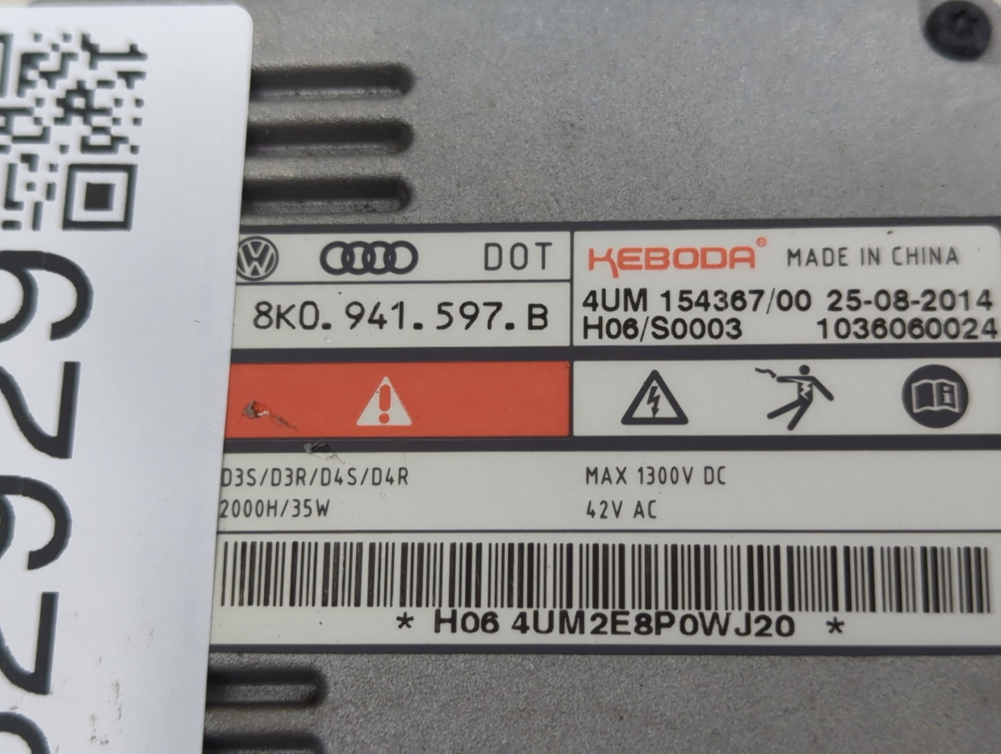 2010-2015 Audi Q7 Headlight Ballast Head Light - Oemusedautoparts1.com