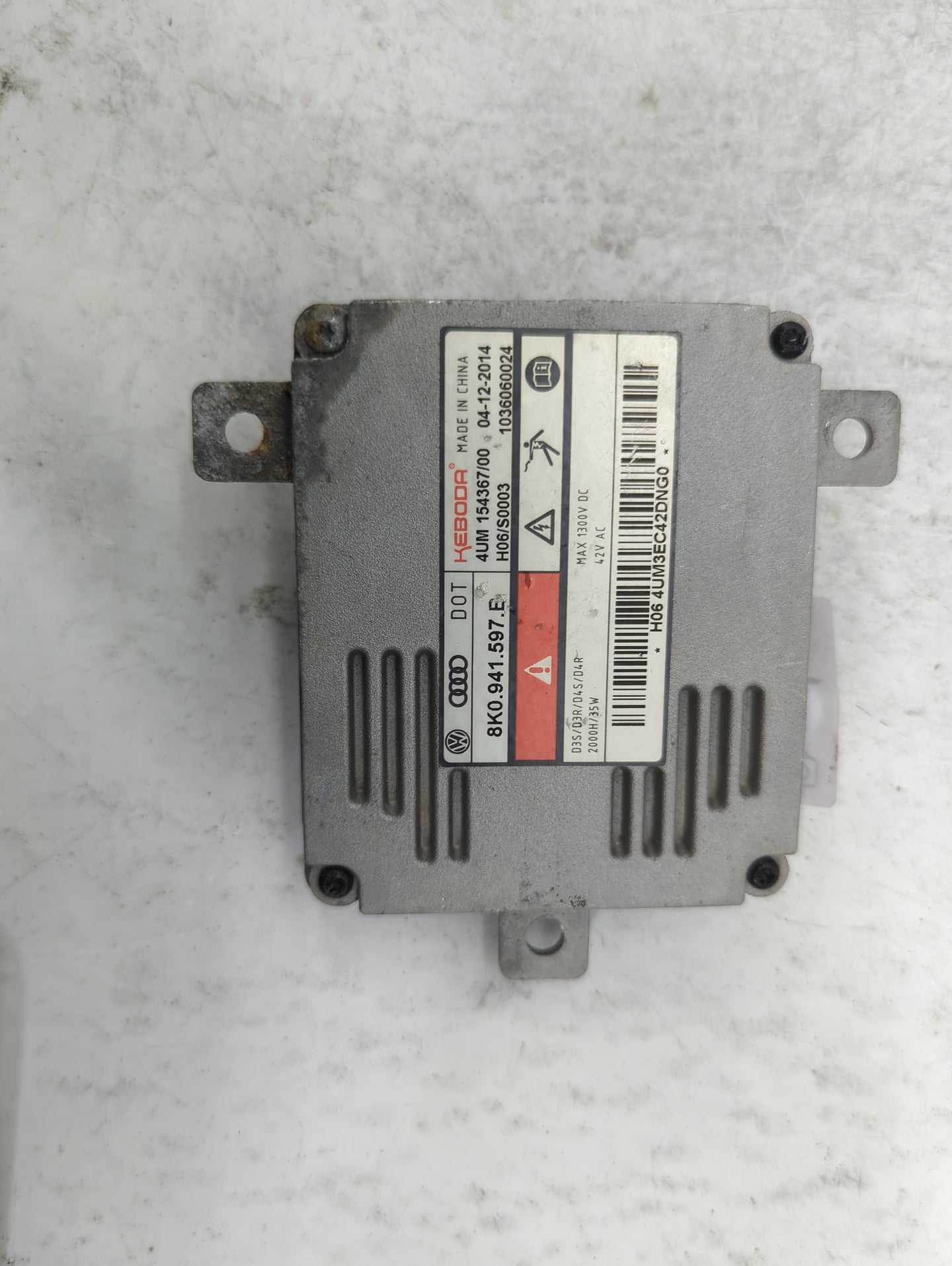 2015 Audi Q7 Headlight Ballast Head Light 1463020 - Oemusedautoparts1.com