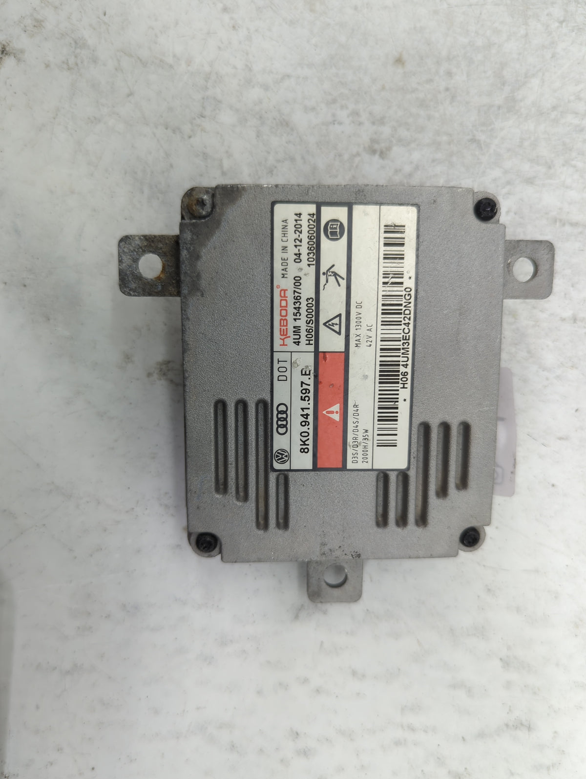 2015 Audi Q7 Headlight Ballast Head Light 1463020 - Oemusedautoparts1.com