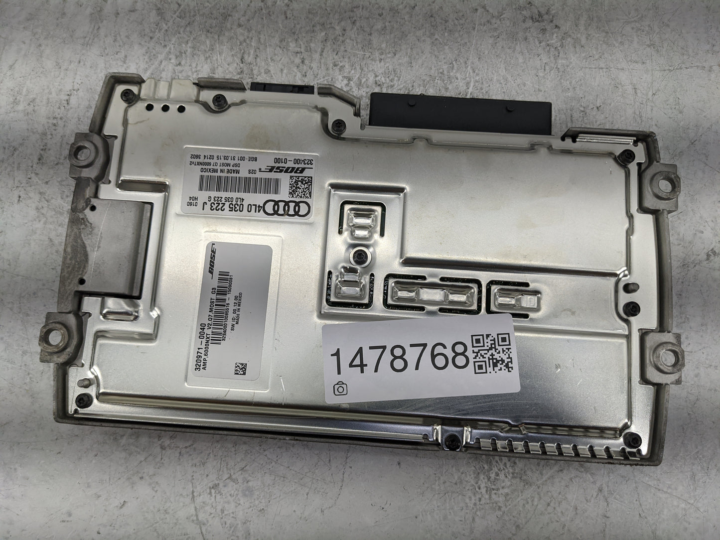 2013-2015 Audi Q7 Radio Speaker Amplifier 1478768 - Oemusedautoparts1.com