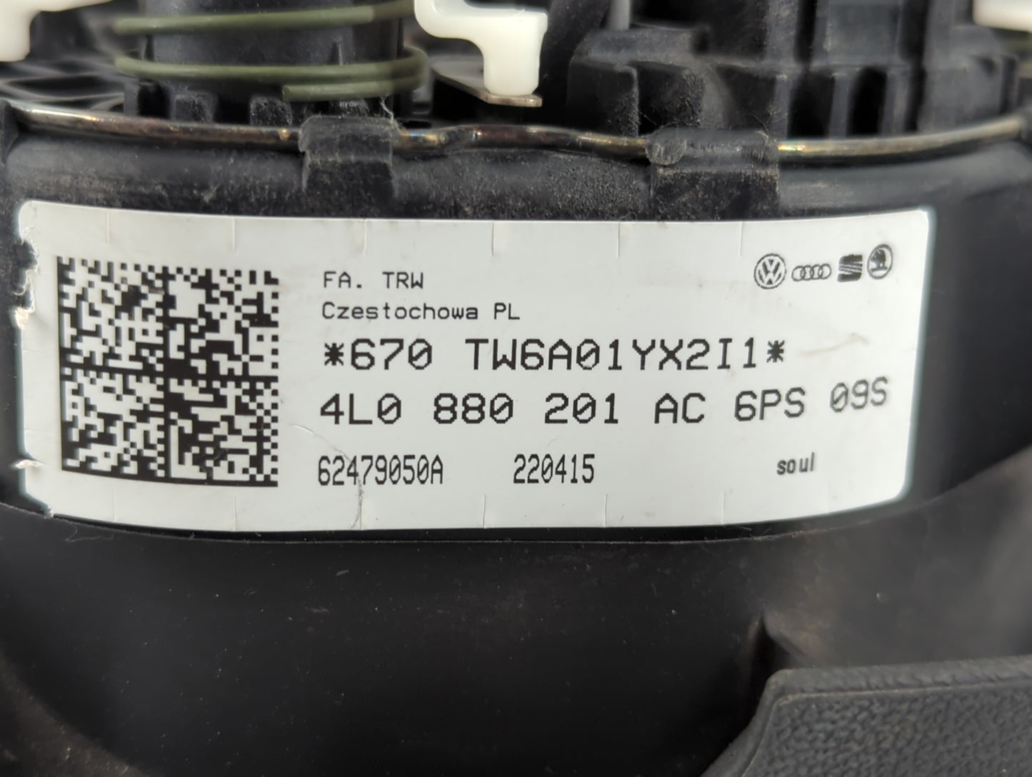 2011-2012 Audi Q7 Air Bag Driver Left Steering Wheel Mounted - Oemusedautoparts1.com