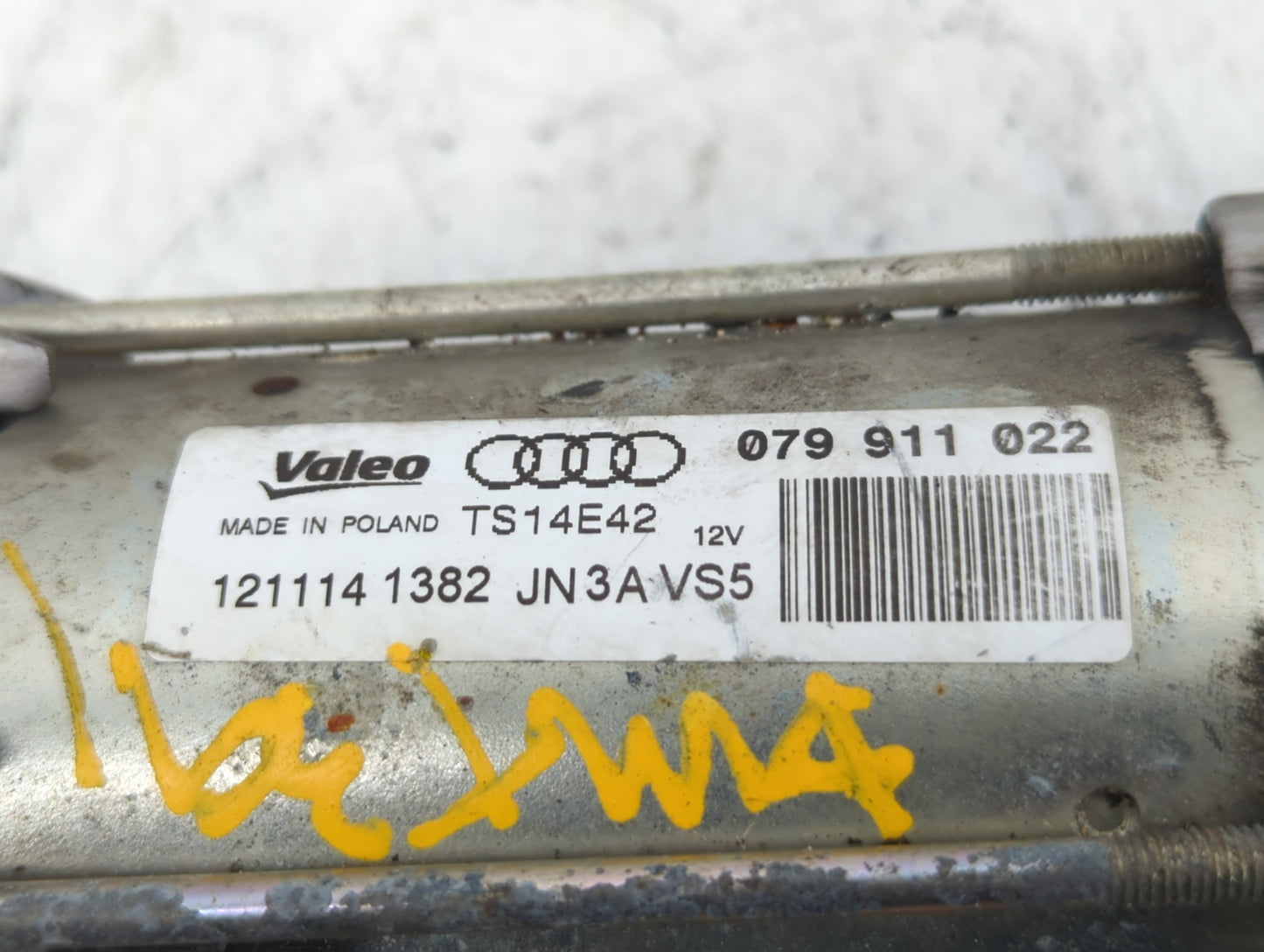 2010-2017 Audi S5 Car Starter Motor Solenoid OEM P/N:079 911 022 Fits Fits 2010 2011 2012 2013 2014 2015 2016 2017 2018 OEM 