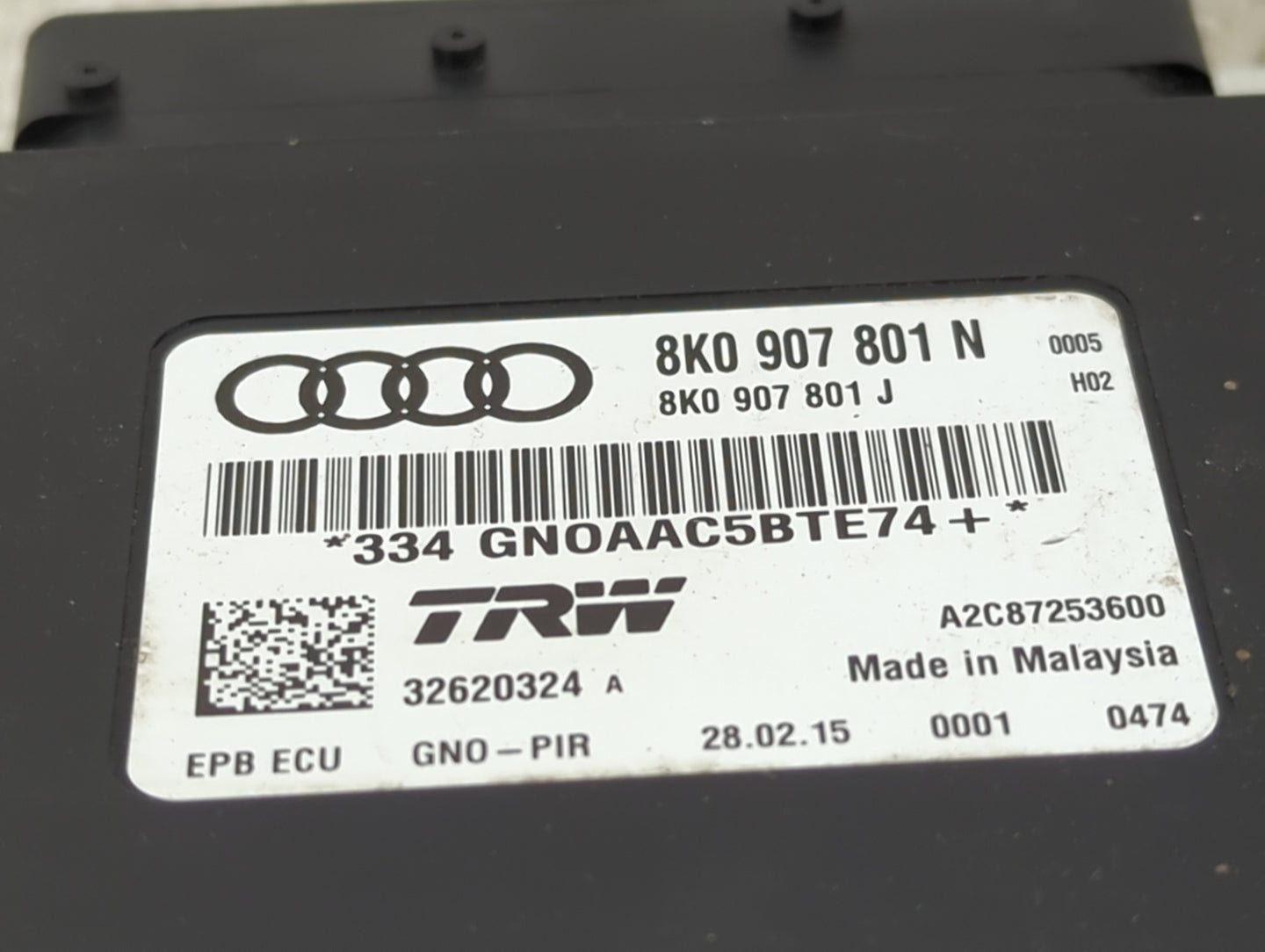 2014-2017 Audi Sq5 Parking Brake Control Module - Oemusedautoparts1.com