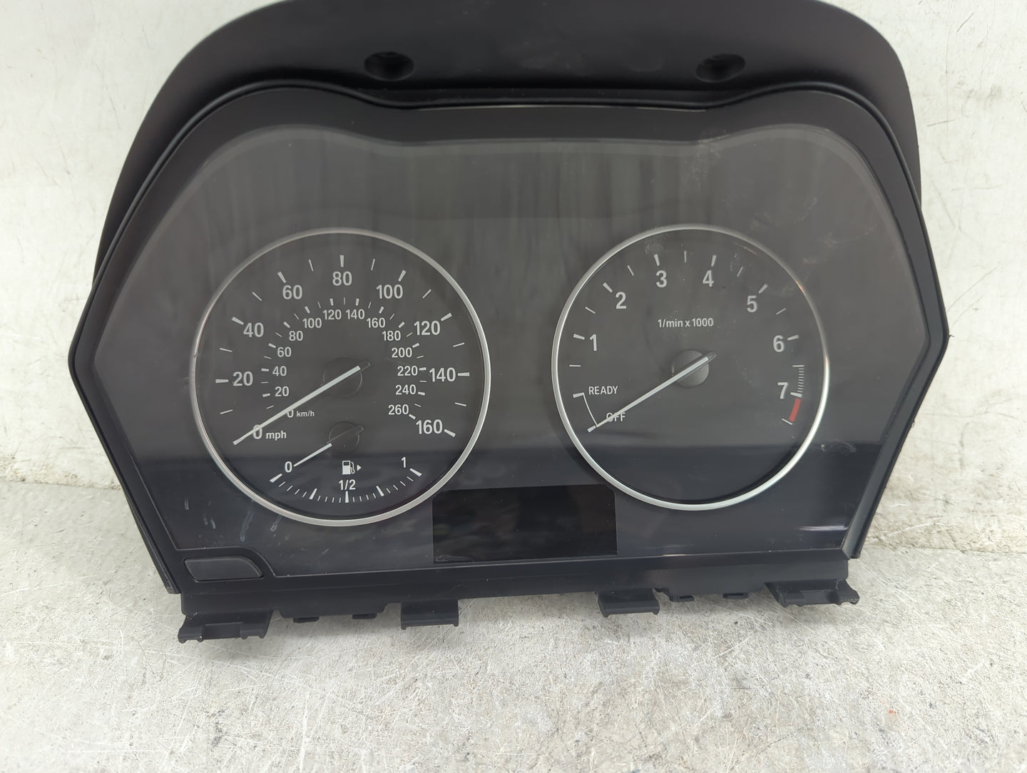 2015 Bmw 228i Instrument Cluster Speedometer Gauges P/N:6210IK9365961 17649411, 2617091-09, 9232891 Miles:168K Fits OEM Used