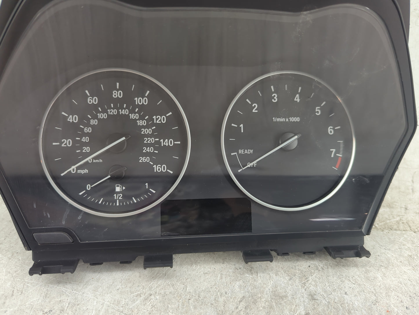 2015 Bmw 228i Instrument Cluster Speedometer Gauges P/N:6210IK9365961 17649411, 2617091-09, 9232891 Miles:168K Fits OEM Used
