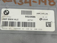 2015 Bmw 228i Radio AM FM Cd Player Receiver Replacement P/N:9322686 535181 Fits OEM Used Auto Parts - Oemusedautoparts1.com