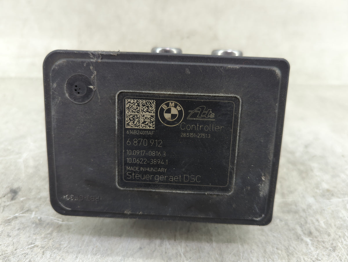 2014-2016 Bmw 228i Anti-Lock Brake ABS Pump Module Actuator OEM P/N:3451-6870418-01 10.0220-0517.4 Fits OEM Used Auto Parts 