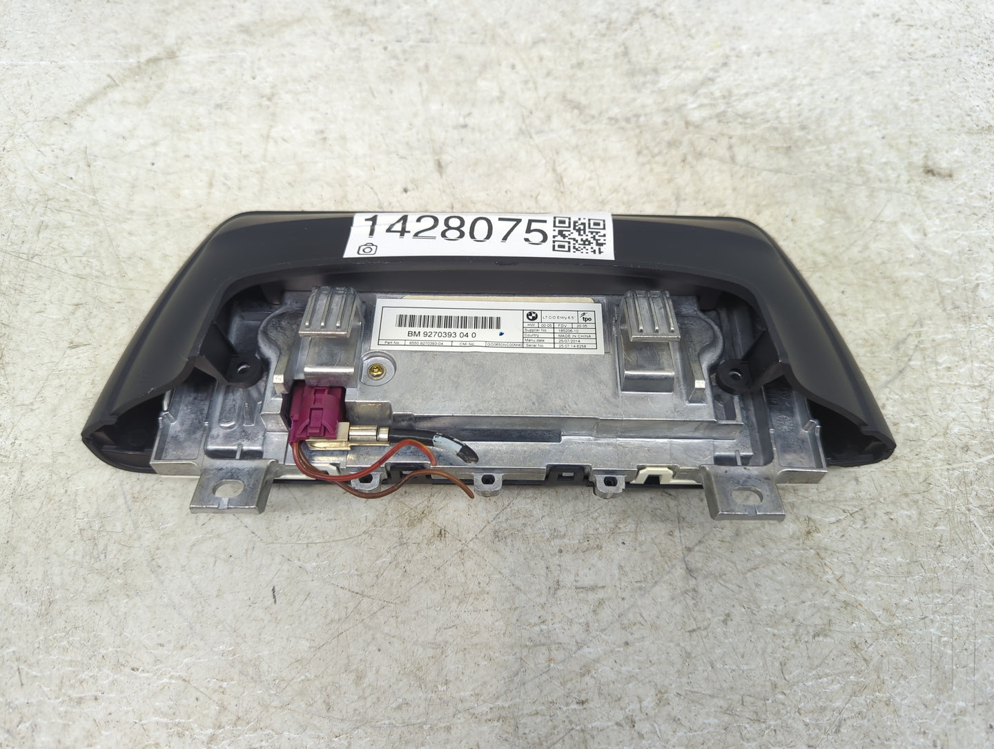 Bmw 320 Information Display Screen Black - Oemusedautoparts1.com
