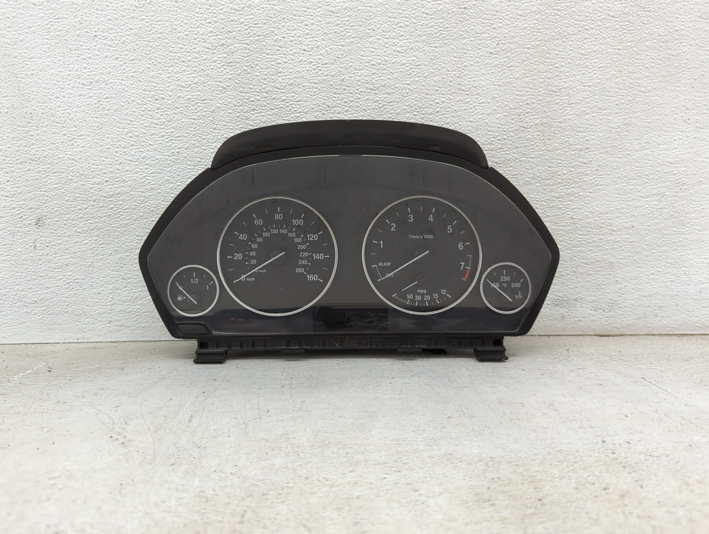 2015-2016 Bmw 320 Instrument Cluster Speedometer Gauges P/N:9232894 9379911-01 Miles:122K Fits OEM Used Auto Parts - Oemused