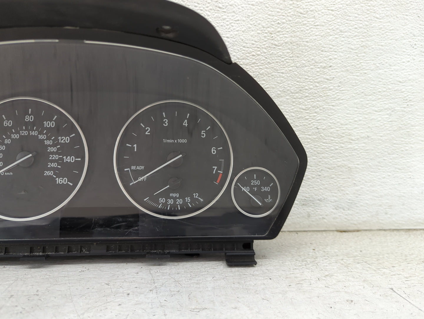 2015-2016 Bmw 320 Instrument Cluster Speedometer Gauges P/N:9232894 9379911-01 Miles:122K Fits OEM Used Auto Parts - Oemused