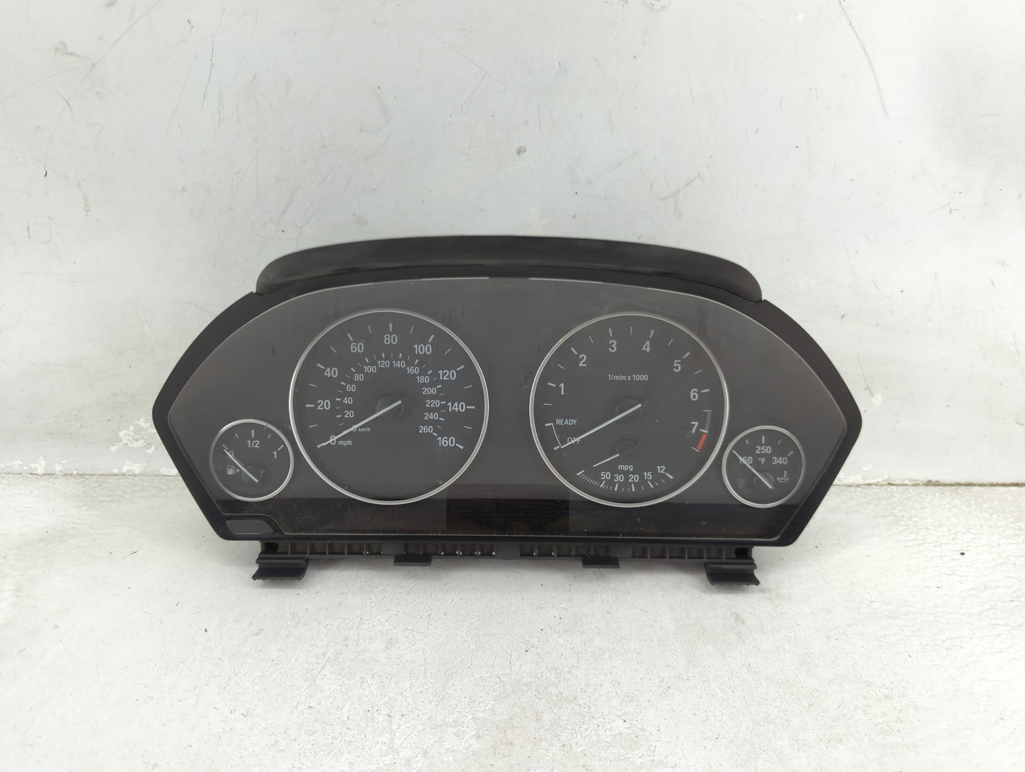 2015-2016 Bmw 320 Instrument Cluster Speedometer Gauges P/N:9232894 9379911-01 Miles:48K Fits OEM Used Auto Parts - Oemuseda