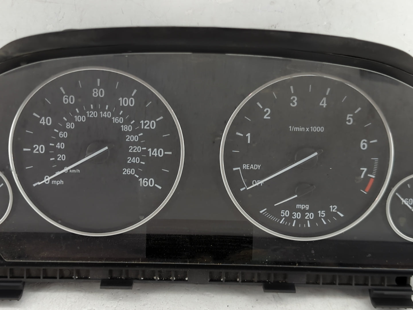 2015-2016 Bmw 320 Instrument Cluster Speedometer Gauges P/N:9232894 9379911-01 Miles:48K Fits OEM Used Auto Parts - Oemuseda