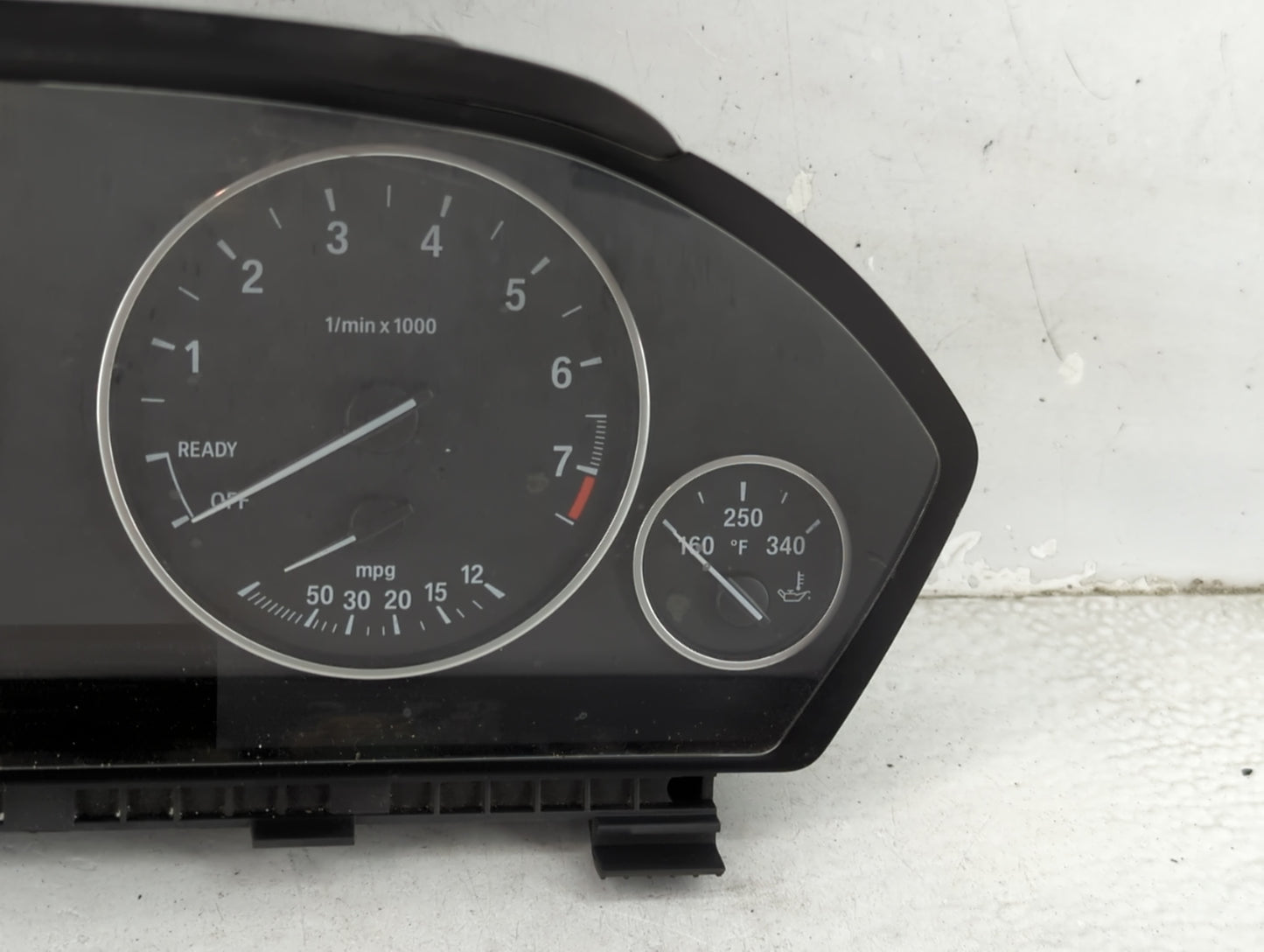 2015-2016 Bmw 320 Instrument Cluster Speedometer Gauges P/N:9232894 9379911-01 Miles:48K Fits OEM Used Auto Parts - Oemuseda